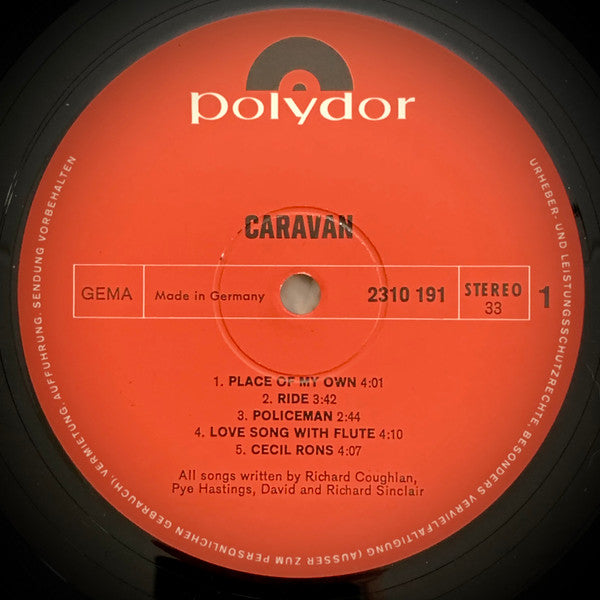 Caravan : Caravan (LP, Album, RE)