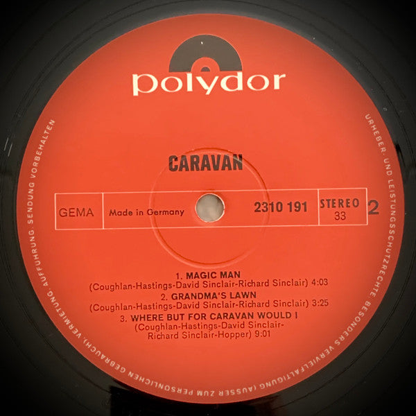 Caravan : Caravan (LP, Album, RE)