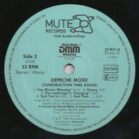 Depeche Mode : Construction Time Again (LP, Album, Club, DMM)