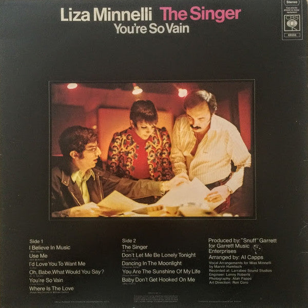Liza Minnelli : The Singer (LP, Album)