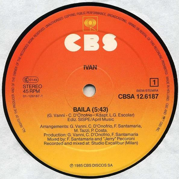 Ivan (4) : Baila (12", Maxi)
