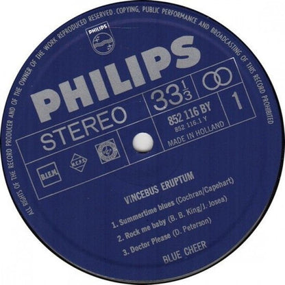 Blue Cheer : Vincebus Eruptum (LP, Album)