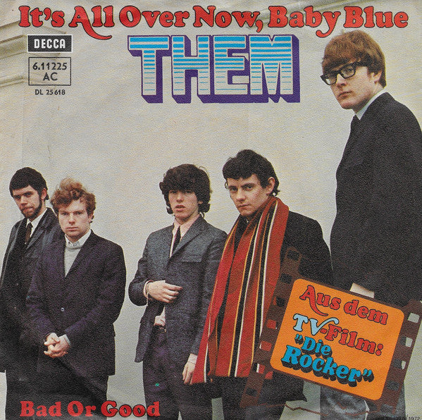 Them (3) : It's All Over Now, Baby Blue (7", Single, RP)
