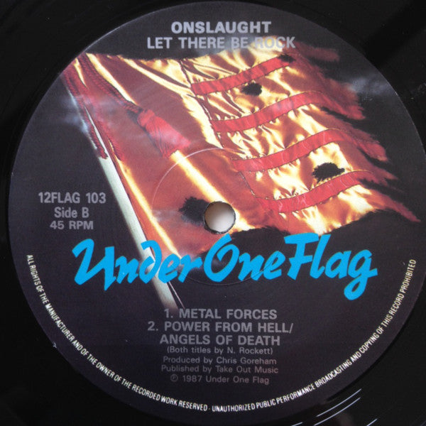 Onslaught (2) : Let There Be Rock (12")