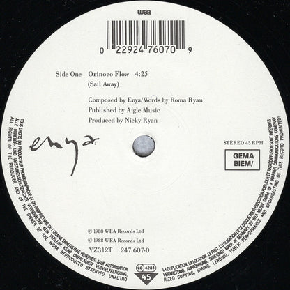 Enya : Orinoco Flow (Sail Away) (12")