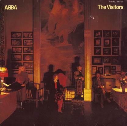 ABBA : The Visitors (LP, Album, Whi)