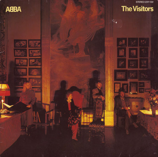 ABBA : The Visitors (LP, Album, Whi)