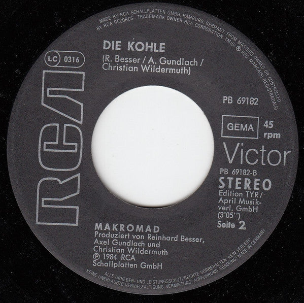 Makromad : Tausend Tage Fete (7", Single)