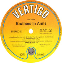 Dire Straits : Brothers In Arms (LP, Album, Club)