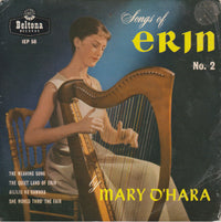 Mary O'Hara : Songs Of Erin No. 2 (7", EP, Mono)