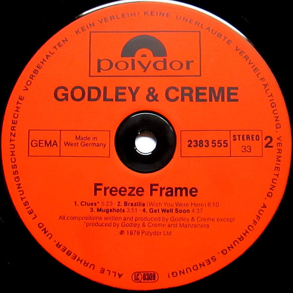Godley Creme* : Freeze Frame (LP, Album)