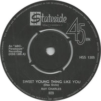 Ray Charles : Sweet Young Little Thing (7", Single, Mono)