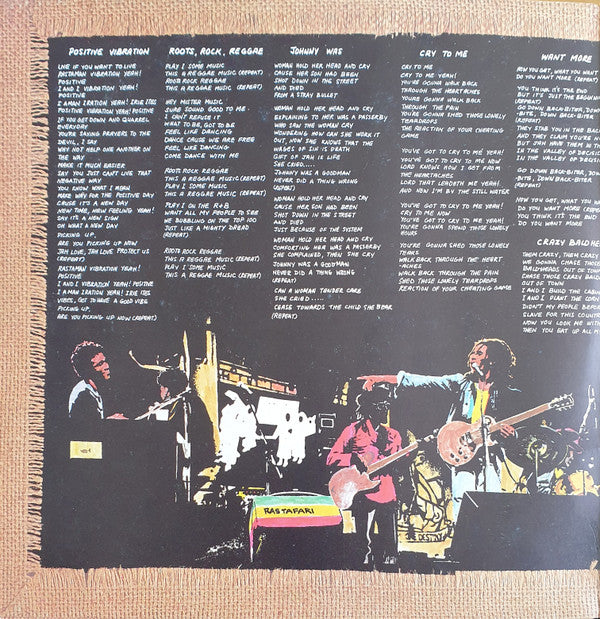 Bob Marley & The Wailers : Rastaman Vibration (LP, Album, RE, Gat)