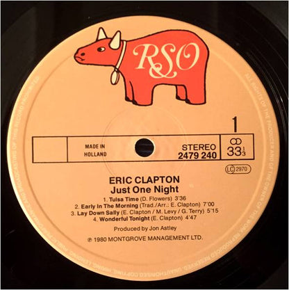 Eric Clapton : Just One Night (2xLP, Album, Gat)
