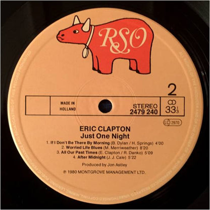 Eric Clapton : Just One Night (2xLP, Album, Gat)