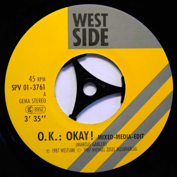 O. K.* : Okay! (Mixed Media Edit) (7", Single)