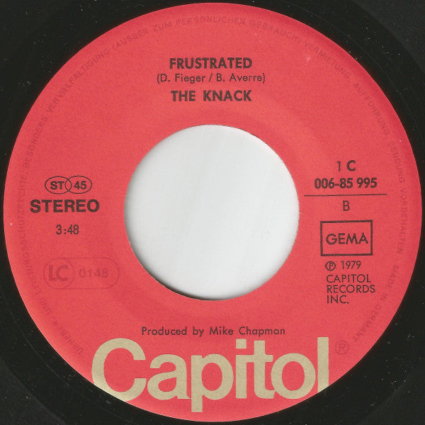 The Knack (3) : Good Girls Don't (7", Single)