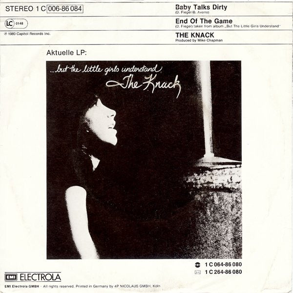 The Knack (3) : Baby Talks Dirty (7", Single)