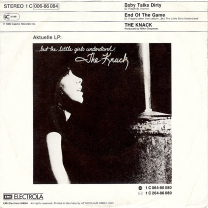 The Knack (3) : Baby Talks Dirty (7", Single)