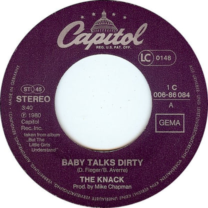 The Knack (3) : Baby Talks Dirty (7", Single)