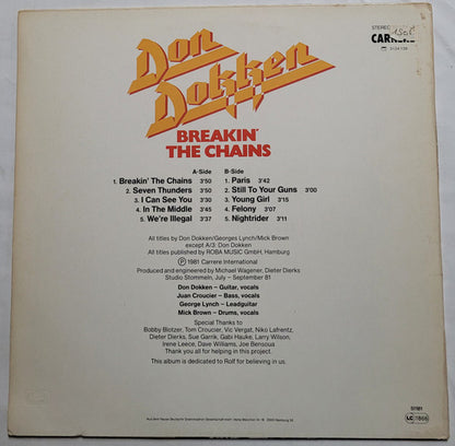 Don Dokken* : Breakin' The Chains (LP, Album)