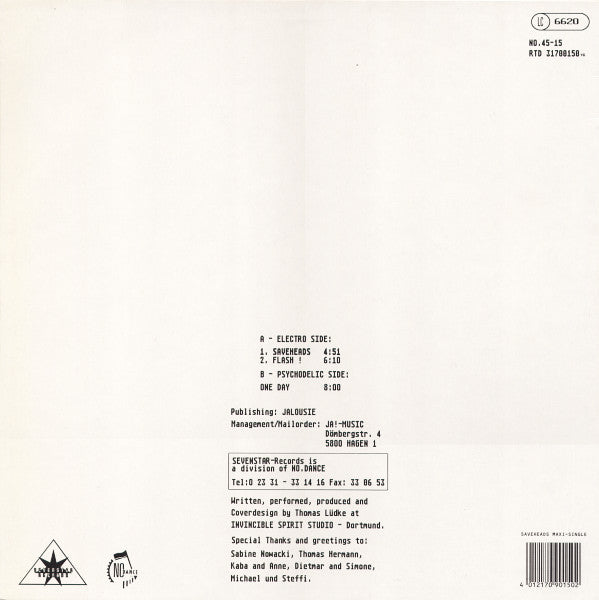 The Invincible Spirit : Saveheads (12", Maxi)