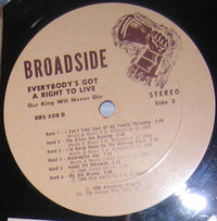 Jimmy Collier / Rev. Frederick Douglass Kirkpatrick : Everybody's Got A Right To Live (Our King Will Never Die) (LP, Album)