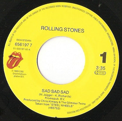 The Rolling Stones : Sad Sad Sad (7", Single)
