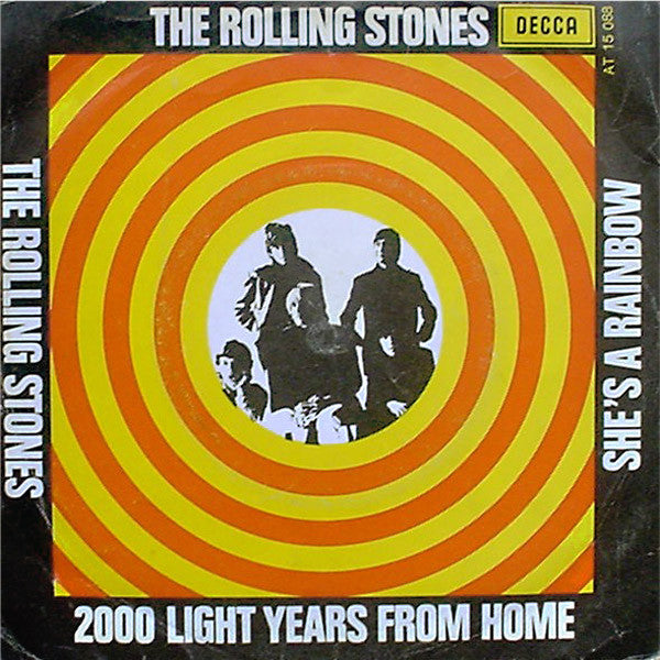The Rolling Stones : 2000 Light Years From Home / She's A Rainbow (7", Single, Mono)
