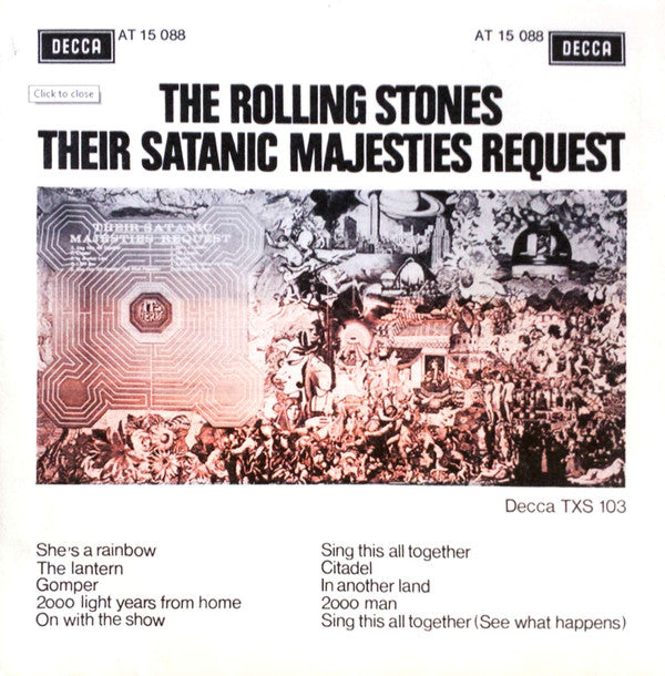 The Rolling Stones : 2000 Light Years From Home / She's A Rainbow (7", Single, Mono)