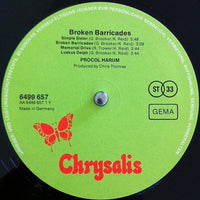 Procol Harum : Broken Barricades (LP, Album, RE)