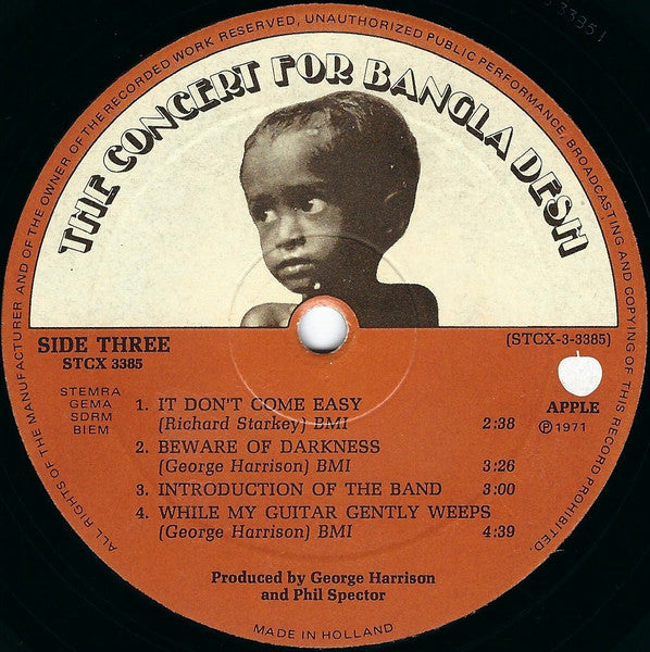 Various : The Concert For Bangla Desh (3xLP, Album + Box)