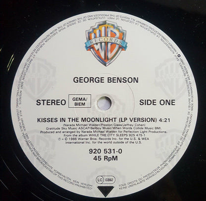 George Benson : Kisses In The Moonlight (12")
