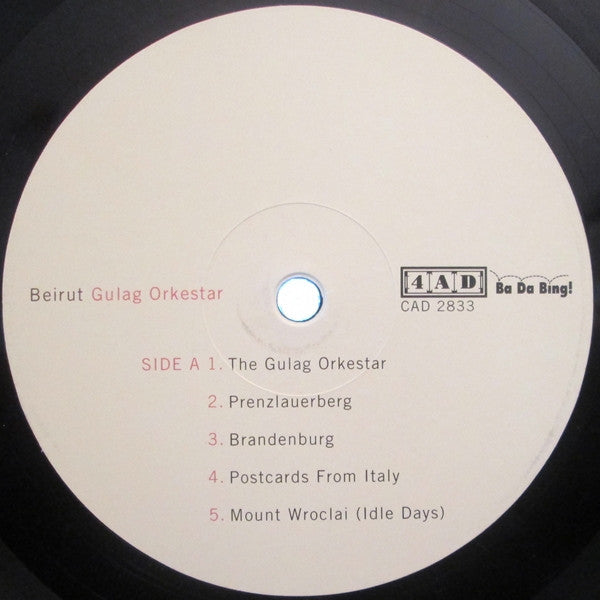 Beirut : Gulag Orkestar (LP, Album, RE)