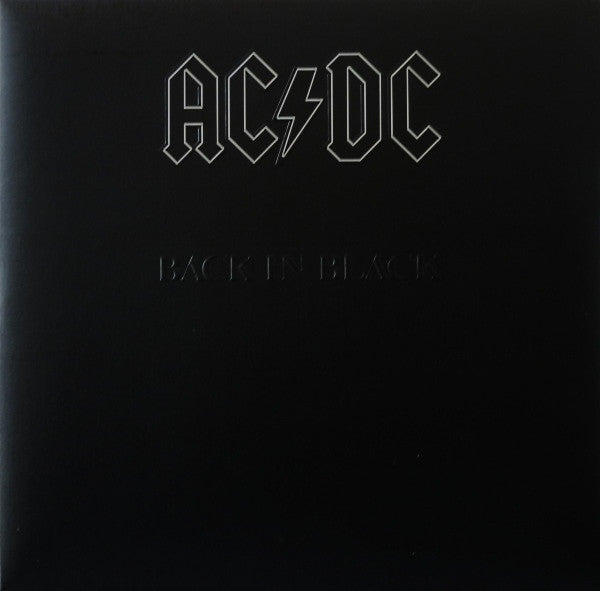 AC/DC : Back In Black (LP, Album, RE, RM, 180)