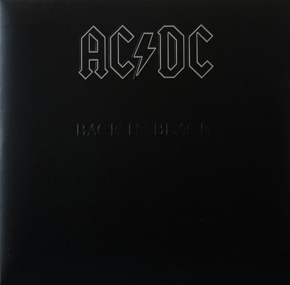 AC/DC : Back In Black (LP, Album, RE, RM, 180)