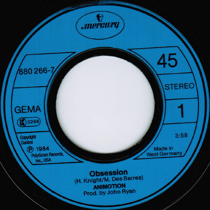 Animotion : Obsession (7", Single)