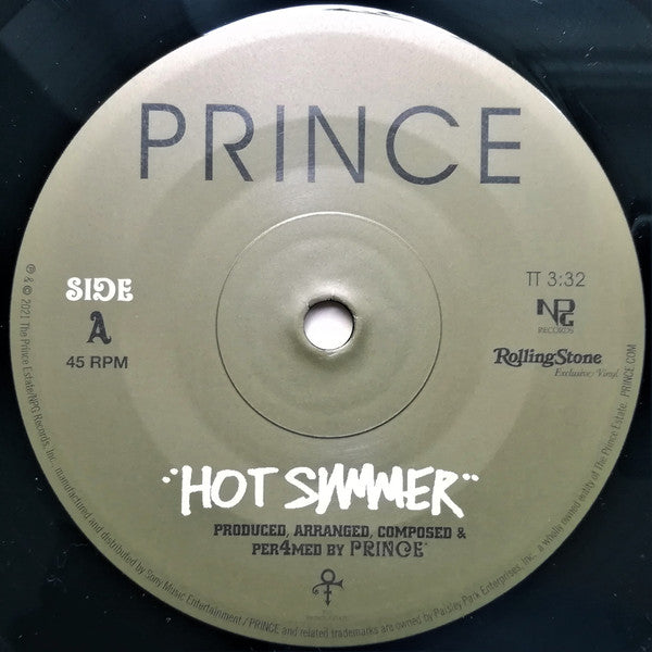 Prince : Hot Summer (7", Single)