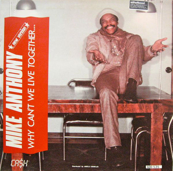 Mike Anthony : Why Can't We Live Together... (New Version) (12", M/Print)