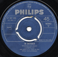 Liesbeth List : In Oktober (7", Single, Mono)