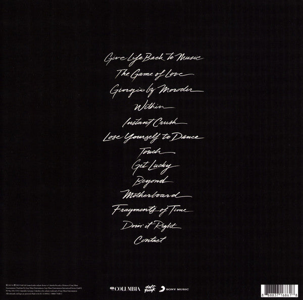 Daft Punk : Random Access Memories (2xLP, Album, RE, RP, 180)