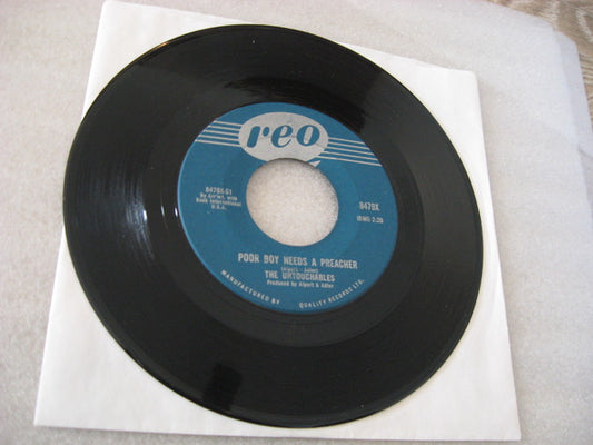 The Untouchables (9) : Poor Boy Needs A Preacher / New Fad (7", Single)