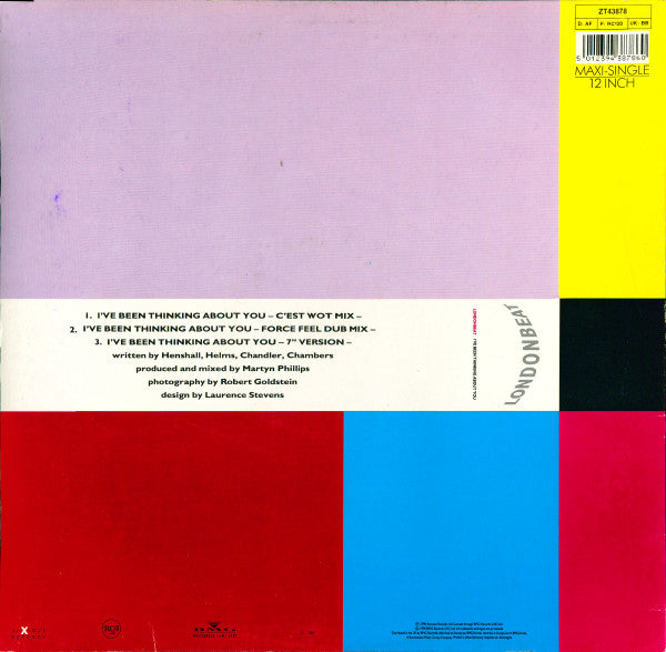 Londonbeat : I've Been Thinking About You (12", Maxi, Bla)