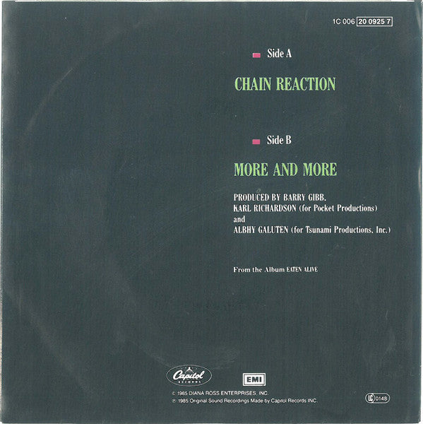 Diana Ross : Chain Reaction (7", Single)