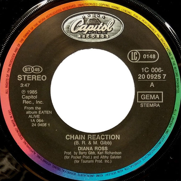 Diana Ross : Chain Reaction (7", Single)