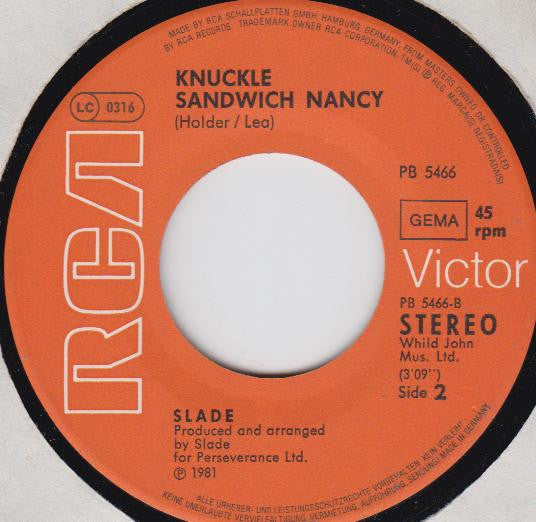 Slade : Rock And Roll Preacher (7", Single)