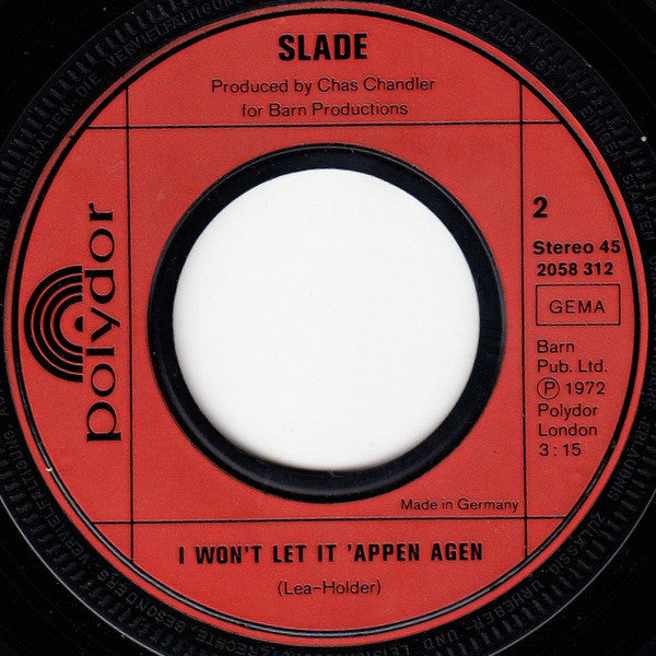 Slade : Gudbuy T'Jane (7", Single)