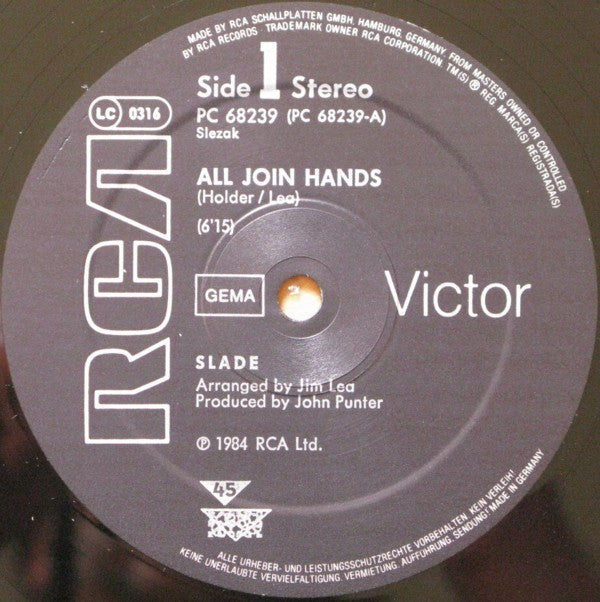 Slade : All Join Hands (12", Maxi)