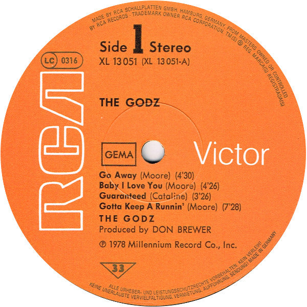 The Godz (2) : The Godz (LP, Album)