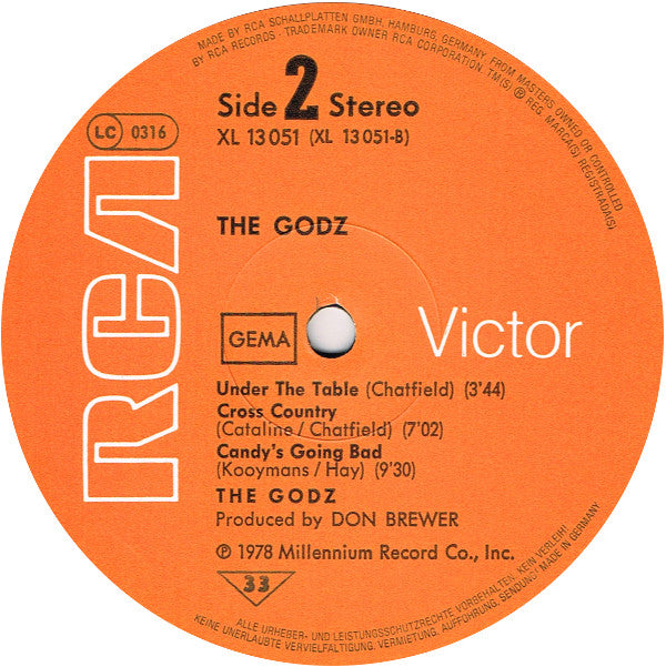 The Godz (2) : The Godz (LP, Album)